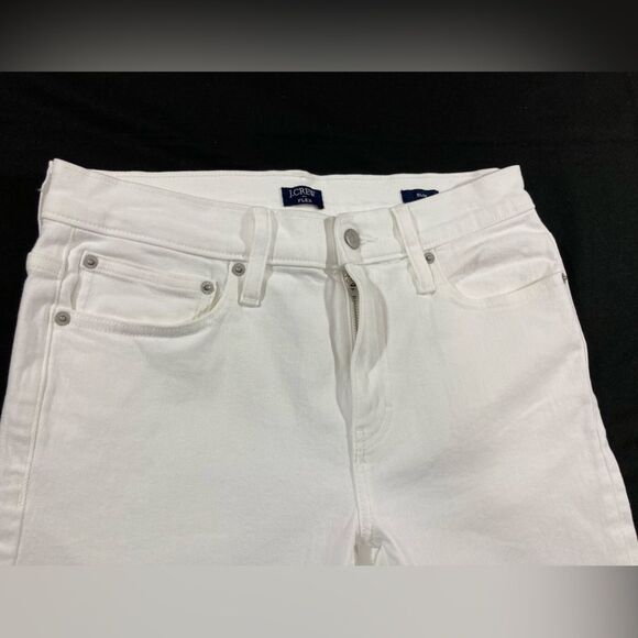 J.Crew Factory Men’s 29x32 White Slim Flex Jeans Straight Leg Preppy Casual - Picture 4 of 12